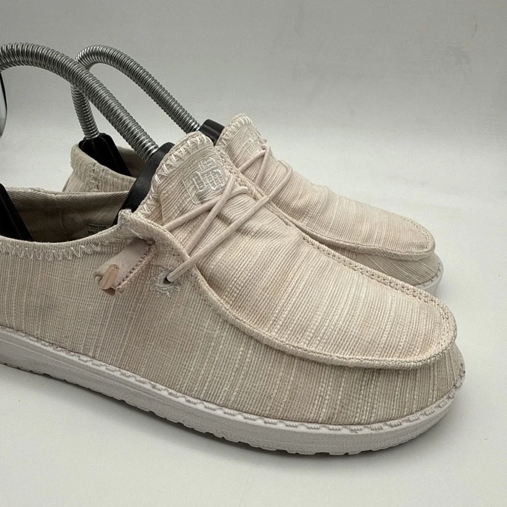 Hey Dude Wendy Star Pink Women's US Size 6 Slip On Comfort Shoes